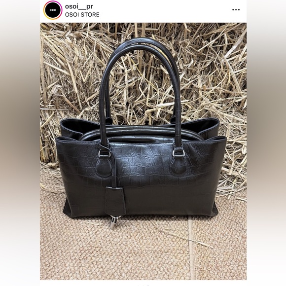 Osoi Brot Shell Mock Croc Bag - Picture 5 of 11